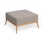 Christopher Knight Home Carson Lund Mid-Century Tufted Fabric Square Ottoman - image 15
