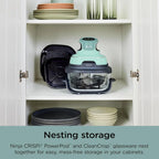 Ninja Crispi 4-in-1 Portable Glass Air Fryer Cooking System, 1500W, 4QT & 6-Cup TempWare Glass Containers with Storage Lids, Microwave, Freezer & Dishwasher Safe - image 65