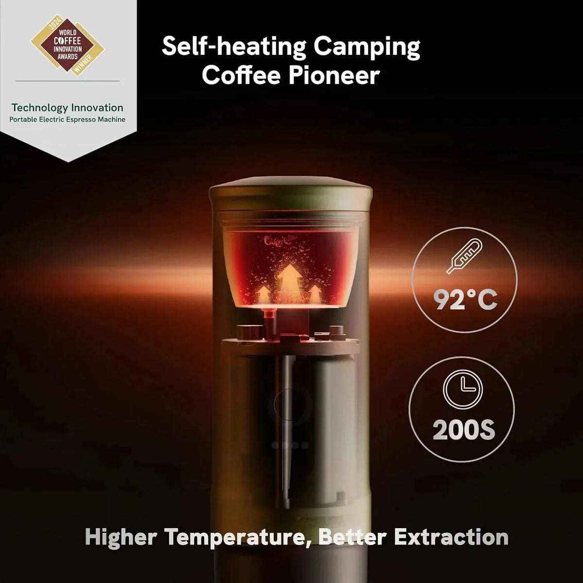Nano Portable Electric Espresso Machine, Travel Coffee Maker for Camping, Car Coffee Maker Self-Heating with USB-C, With Ground Coffee & NS Capsule for RV, Hiking, Office - image 8