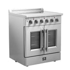 Forno Galiano 30-Inch Freestanding French Door Electric Range, True Convection, Energy Efficient - image 2
