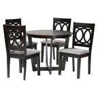 Kara Contemporary 5-Piece Wooden Dining Set - image 14