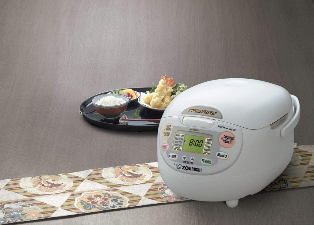 Zojirushi, Made in Japan Neuro Fuzzy Rice Cooker, 5.5-Cup, Premium White - image 9