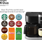Duo Single Serve K-Cup Pod & Carafe Coffee Maker, Black - image 9