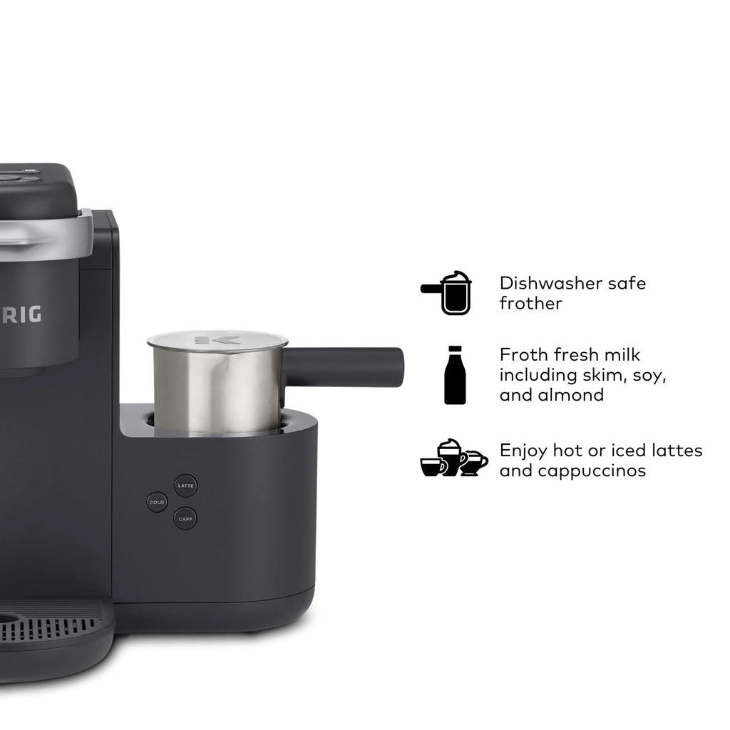 Keurig K-Cafe Single Serve K-Cup Coffee Maker, Latte Maker and Cappuccino Maker, Dark Charcoal - image 7