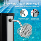 Best 7.2FT Outdoor Freestanding Solar-Heated Shower With Foot Shower - image 3