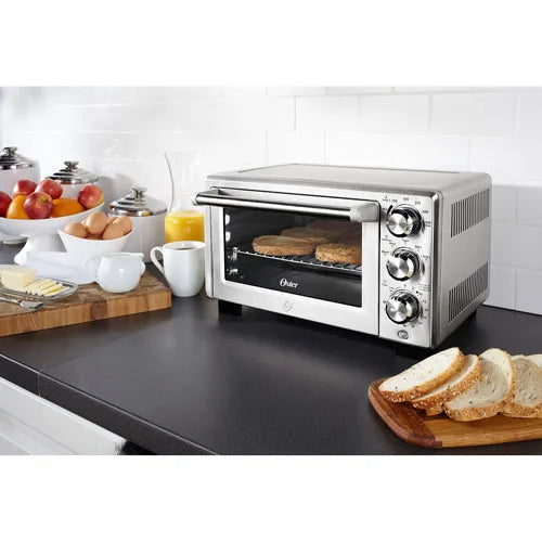 Oster Countertop Convection Toaster Oven, Stainless Steel, Fast Cooking, Adjustable Racks, Family-Size Capacity - image 3
