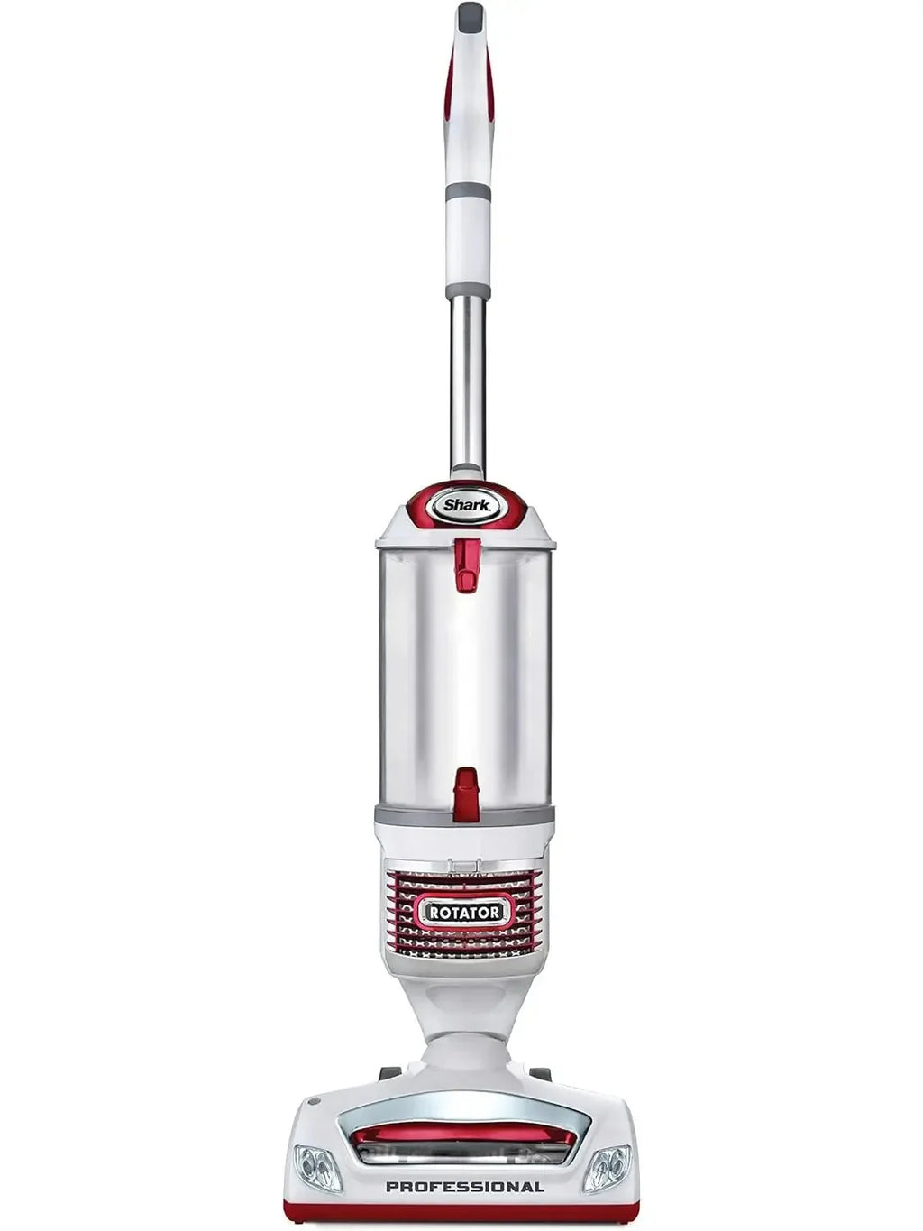Shark NV501 Rotator Professional Lift-Away Upright Vacuum with HEPA Filter, Swivel Steering, LED Headlights, Wide Upholstery Tool, Dusting Brush & Crevice Tool, White/Red, 12, 18, 14. - image 1