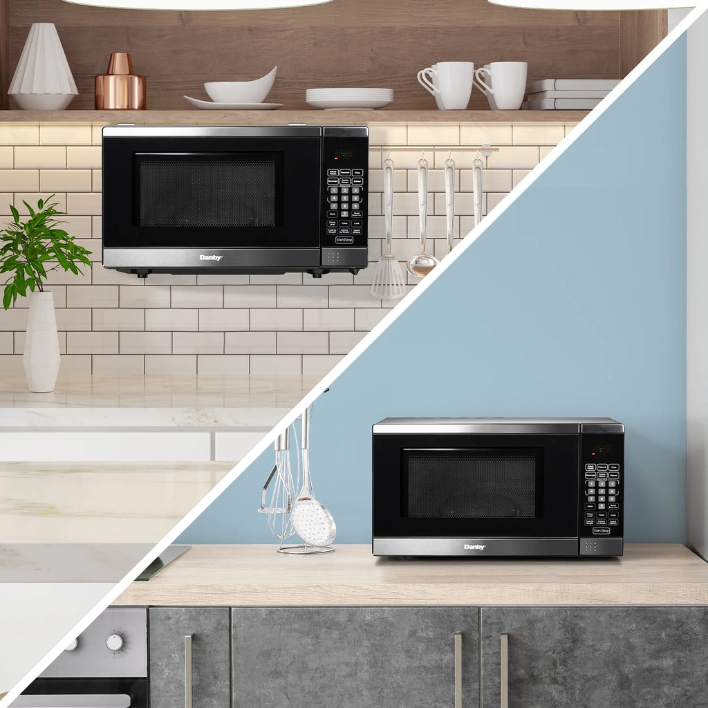 Danby Designer 0.7 cu. ft. Space Saving Under the Cupboard Microwave in Stainless Steel (DDMW007501G1) - image 10