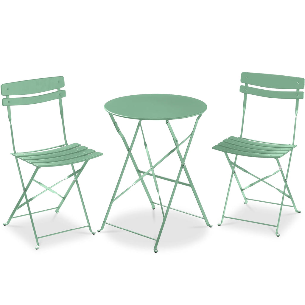 Best Choice Products 3-Piece Small Bistro Set, Folding Patio Furniture Set of 2 Chairs and Table - Black - image 53