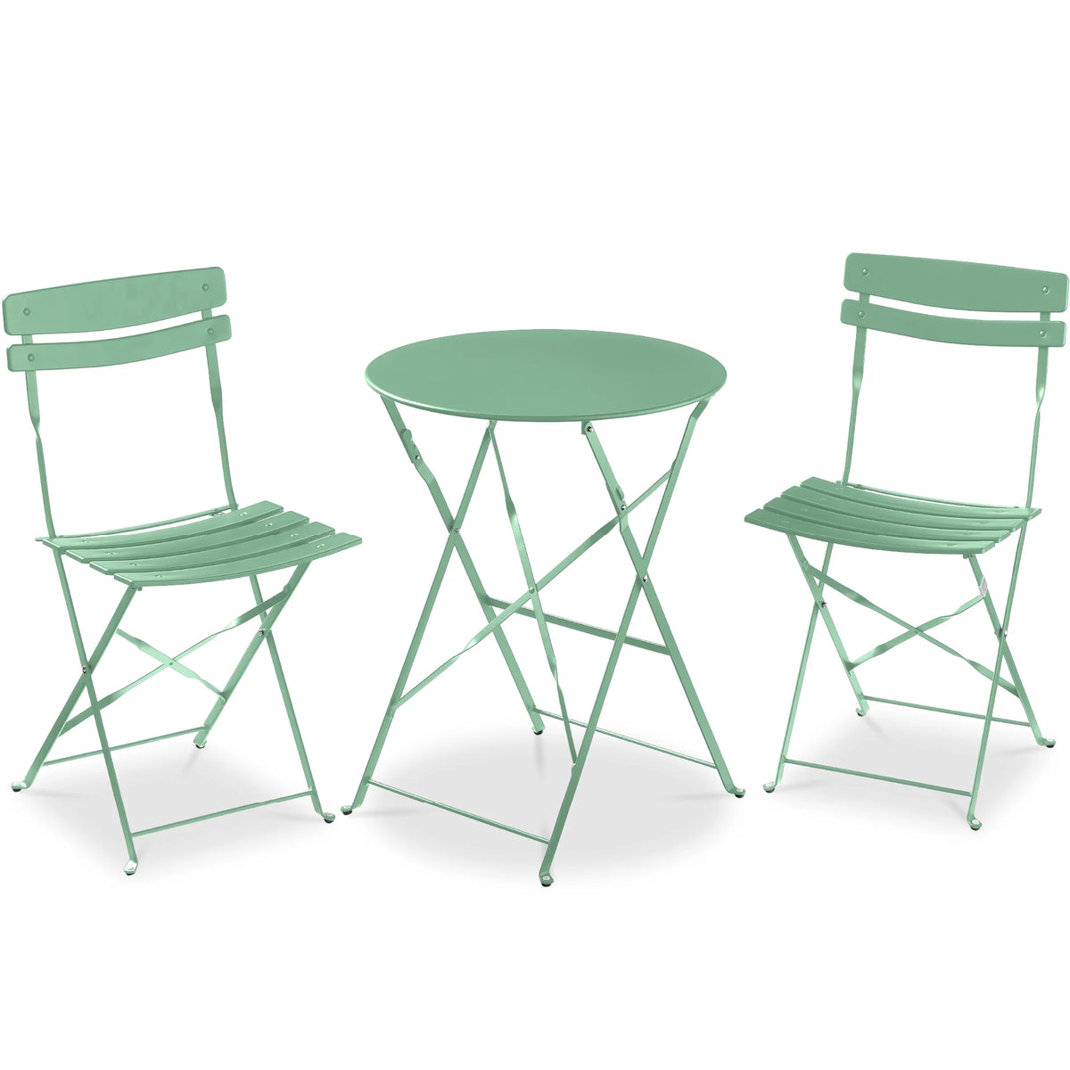 Best Choice Products 3-Piece Small Bistro Set, Folding Patio Furniture Set of 2 Chairs and Table - Black - image 53