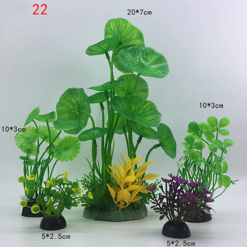 Fish Tank Decoration Simulation Water Plant Artificial Aquarium Landscaping Decor - image 12