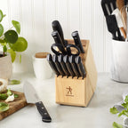 Henckels Dynamic 12-Piece Knife Block Set - Natural - image 2
