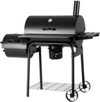 Devoko Charcoal Grill, Outdoor BBQ Grill with Offset Smoker and Side Table for Garden and Parties - image 1