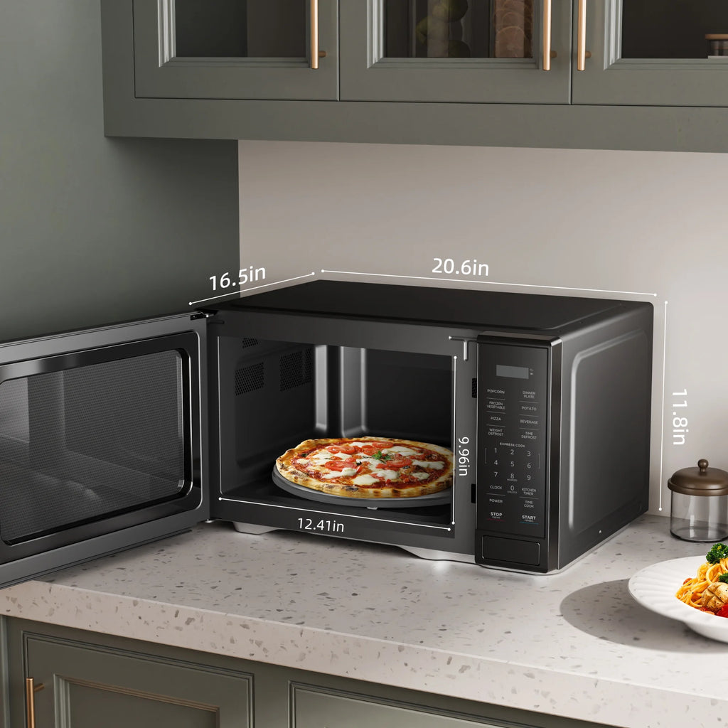 Mainstays 1.1 Cu. ft Microwave Oven in Black - image 3