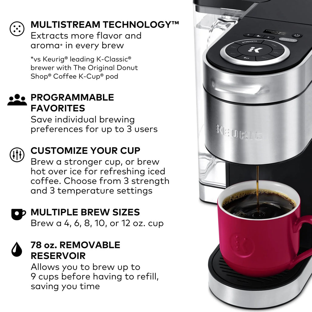 Keurig K-Supreme Plus Steel Single-Serve K-Cup Pod Coffee Maker - image 2