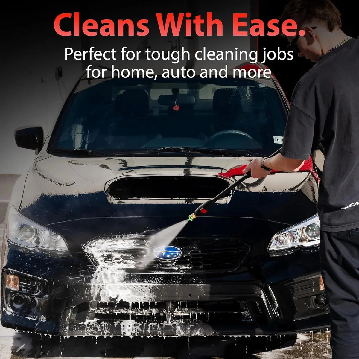 Electric Pressure Washer 2.0, Powerful 1.4 GPM 2000 PSI Car Pressure Washer Sprayer, Snub Nose & Tip Attachment, Use,Car Soap, Patio Boat RV Motorcycle Car Garage Deck Adam's Polishes - image 13