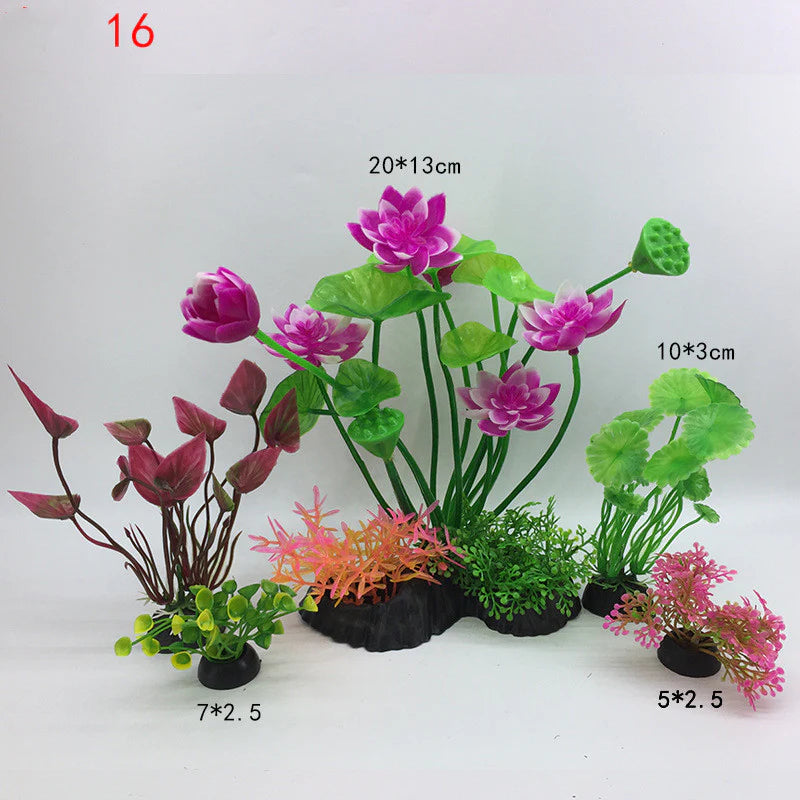Fish Tank Decoration Simulation Water Plant Artificial Aquarium Landscaping Decor - image 6