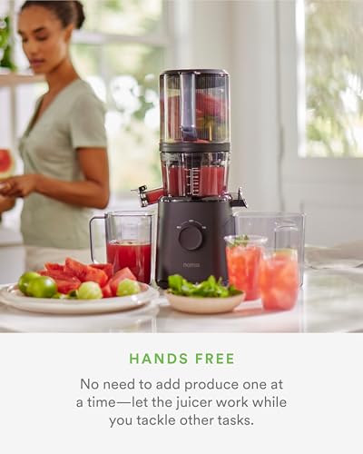 Nama J2 Cold Press Juicer – Self Feeding for Hands Free Operation with Wide Mouth Hopper for Whole Recipe Loading, Zero Waste Masticating Juicer For More Juice, Less Pulp – Easy Cleanup & Assembly: Home & Kitchen - image 6