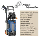 3800PSI 2.8GPM Electric Pressure Washer High Power Cleaner,Water Sprayer Machine - image 5