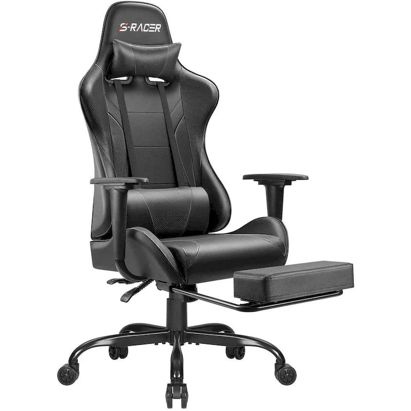 Ergonomic Gaming Chair with Footrest - Ideal for Desk Use - image 1
