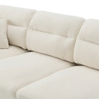 110-Inch L-Shaped 5-Seater Sectional Sofa with Removable Ottoman, Cloud Chenille Fabric, and 5 Cushions - image 21