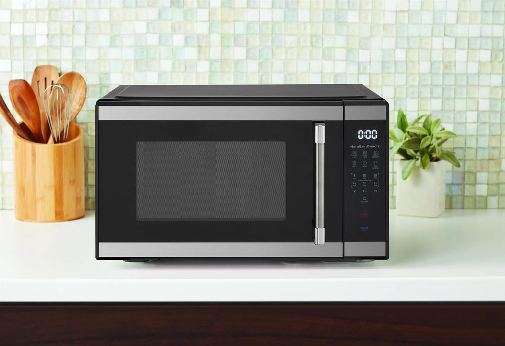 Hamilton Beach 1.1 Cu. Ft. Countertop Microwave Oven, 1000 Watts, White Stainless Steel - image 17