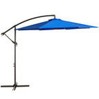 JUSTLET 10ft Heavy Duty Patio Hanging Offset Cantilever Patio Umbrella W/ 4-Piece Base Included Included, Beige - image 21