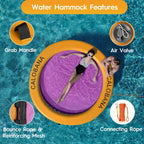 Round Floating Ring Hammock - Heavy Duty Inflatable Raft - image 36