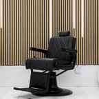 ROGERS Heavy-Duty Reclining Barber Chair for Barbershops - Black - image 6