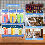 Commercial Slushy Machine - 1000W 30L Tanks Slush Maker Machine 304 Stainless Steel Commercial Margarita Machines Efficient Cooling the Ideal Slushie Maker for Bars Cafes Restaurants - image 9