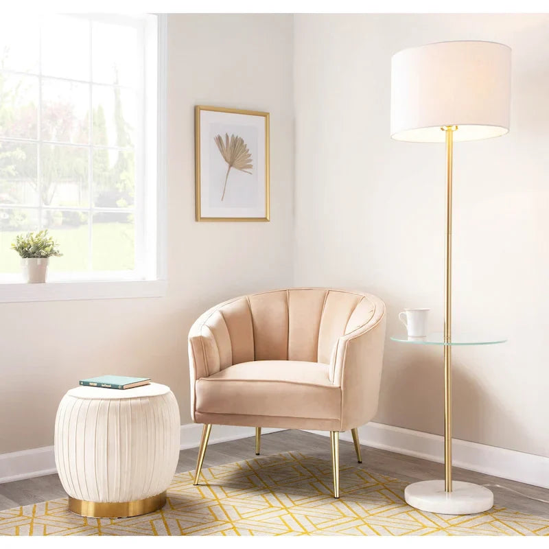 Randolf Velvet Accent Chair in Silver Orchid - image 21