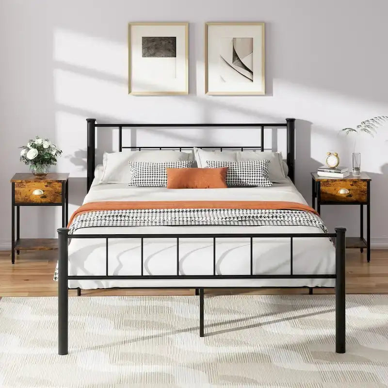 Futzca Bed Frame Featuring Headboard and Footboard - image 1