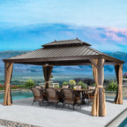 16 Ft. W x 12 FT. D Aluminum Patio Gazebo - image 1