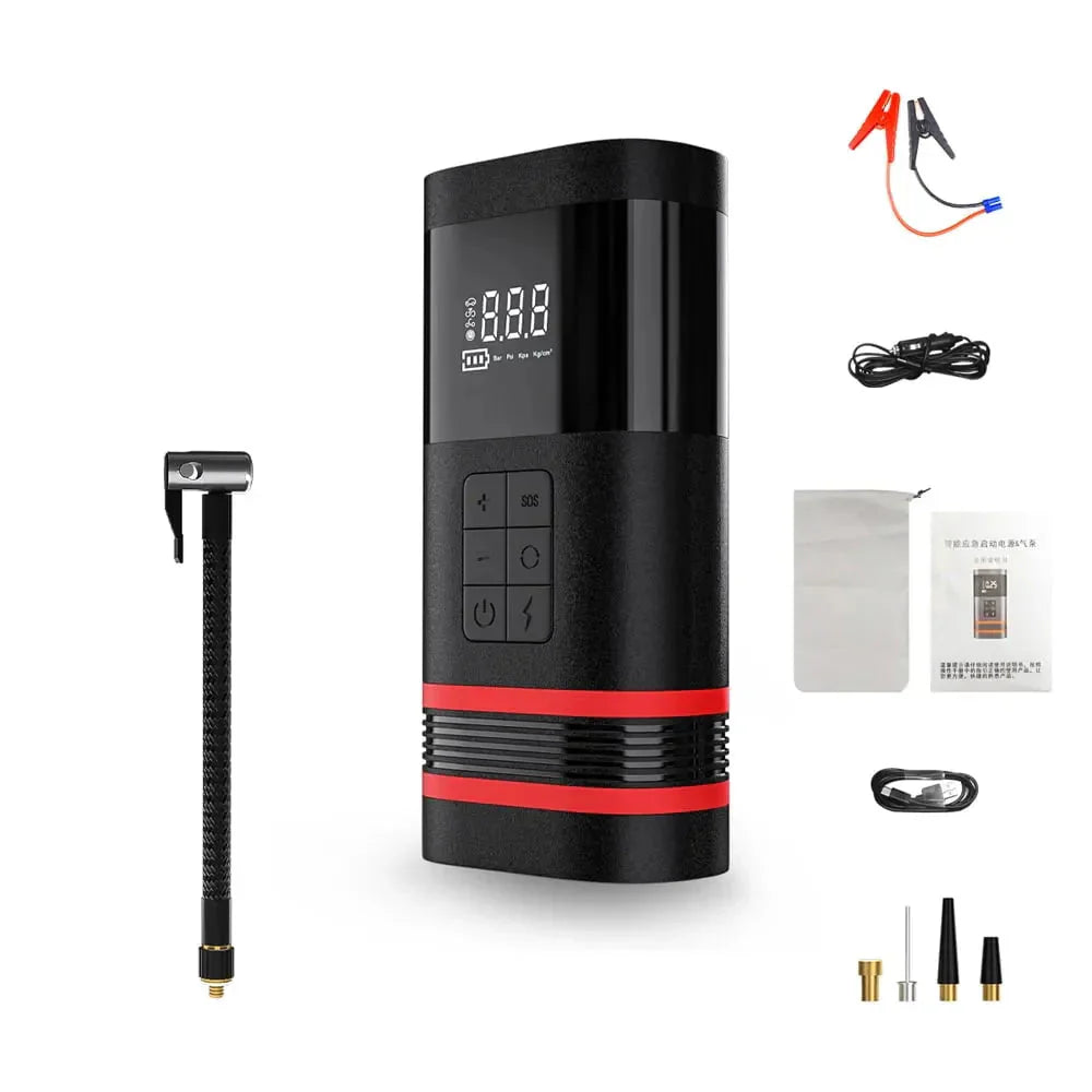 4 in 1 Car Jump Starter with 150PSI Air Compressor 1000A Battery (Up to 5.0L Gases Engines) 7500mAh Power Bank with - image 1