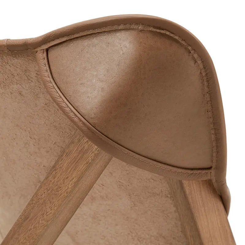 Cantu Authentic Top Grain Leather Tripolina Sling Chair by iNSPIRE Q Modern - image 22