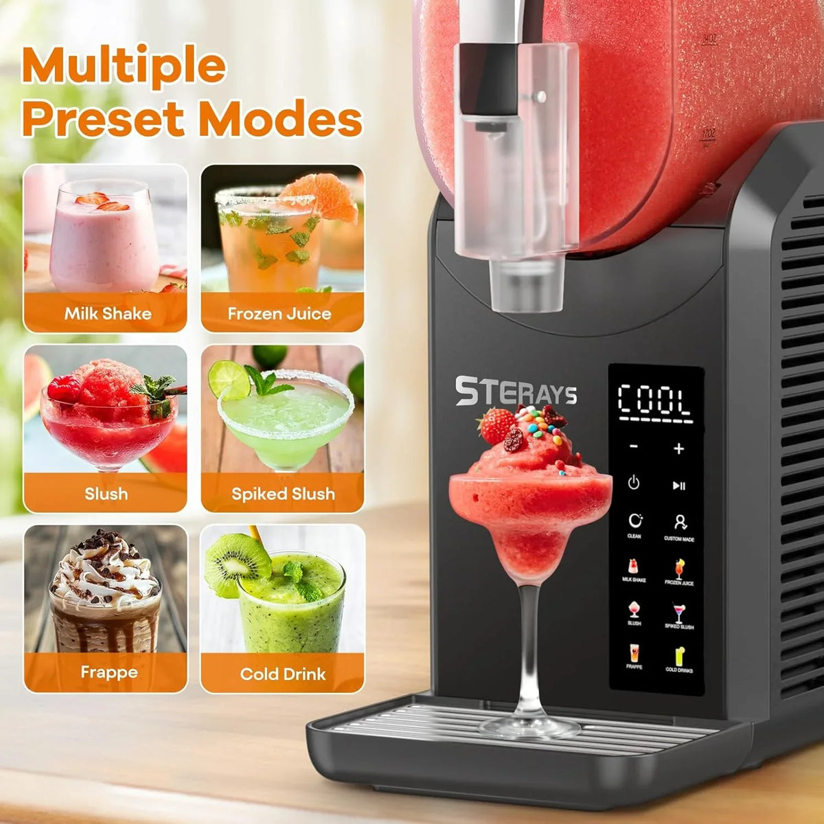 Ninja SLUSHi with RapidChill Technology, 88 oz. Frozen Drink & Slushie Machine, 5 Preset Programs, Margaritas, Frappés, and More - image 5