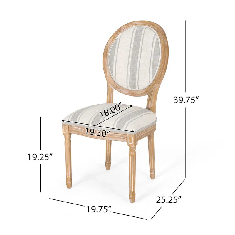 Set of 2 Phinnaeus French Country Fabric Dining Chairs by Christopher Knight Home - image 28