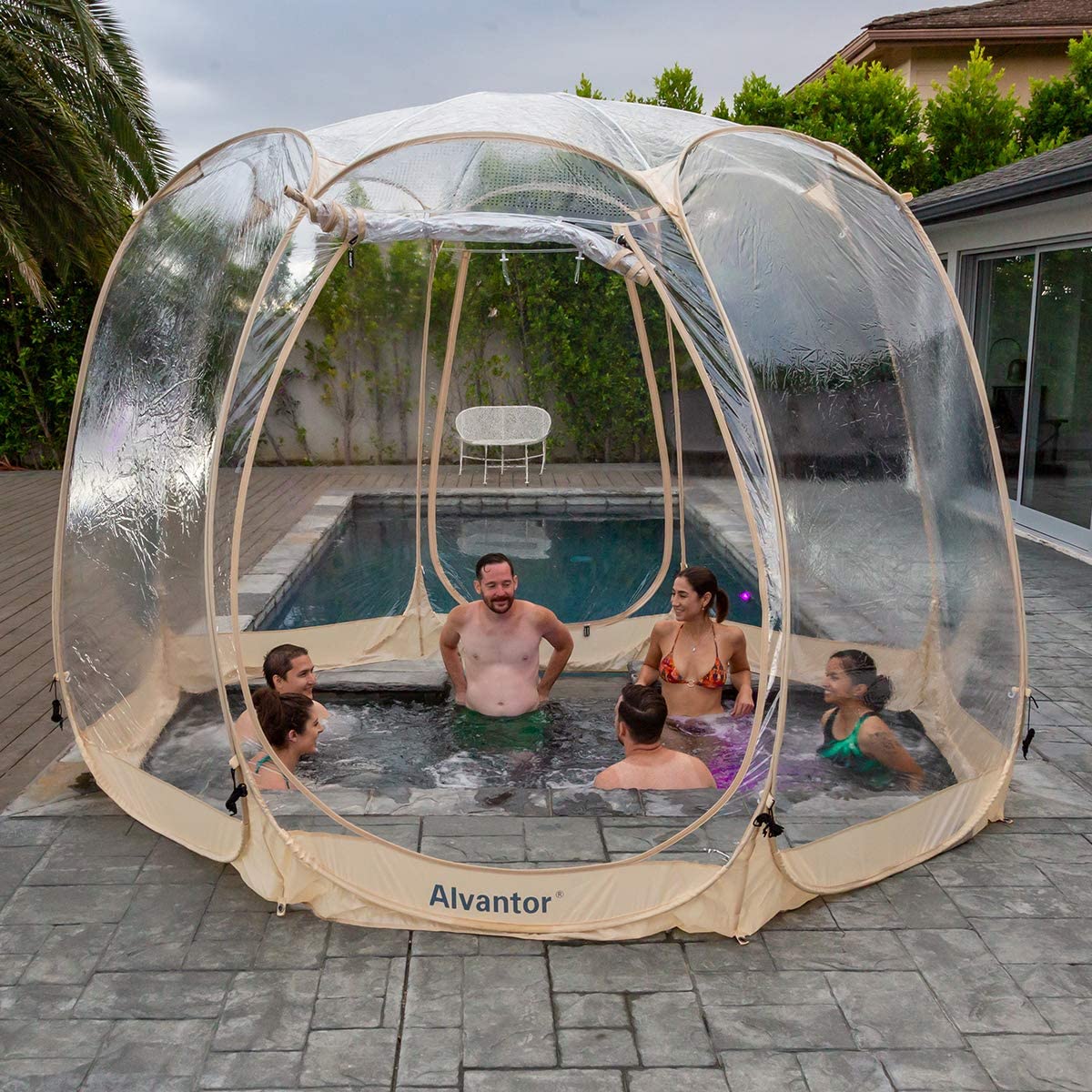 Alvantor Bubble Tent Pop Up Gazebo, 8-10 Person Igloo Dome Garden Patio Canopy Shelter - image 18