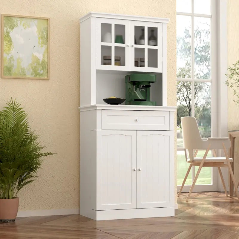 Spacious Kitchen Cabinet with Microwave Space - 30W x 69.3H - image 3