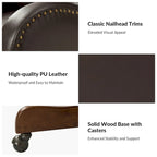 HULALA HOME Pete Adjustable Height Faux Leather Swivel Executive Chair with Tilt Mechanism - image 10