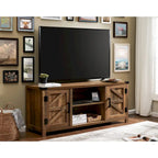 Rustic Farmhouse Barndoor TV Stand - Entertainment Center for TVs up to 70 Inches - image 42