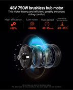Outdoor electric bike with 48V / 15Ah lithium battery - image 6
