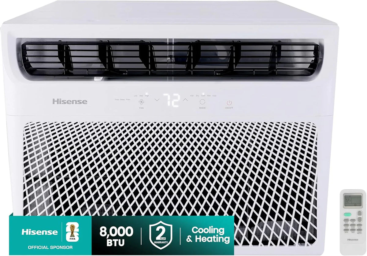 Hisense 14,000 BTU Smart Window Air Conditioner, 3 modes (Cooling, Fan, Dehumidifier) - image 2