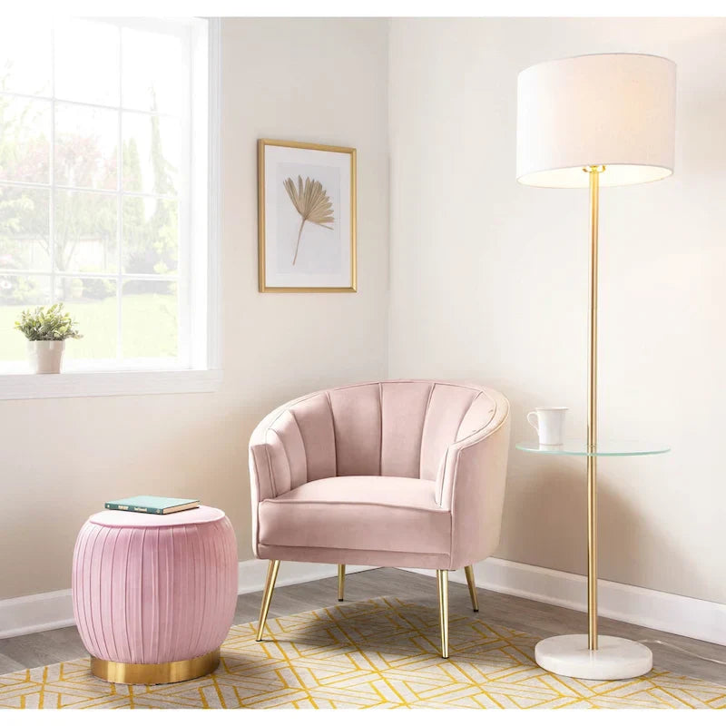 Randolf Velvet Accent Chair in Silver Orchid - image 34