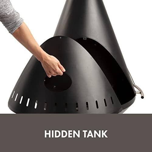 COH-600 Propane Fire Pit, Patio Heater with Tip-Over Safety Switch, 8 lbs. Lava Rocks Included, 31" x 31" x 48" - image 12