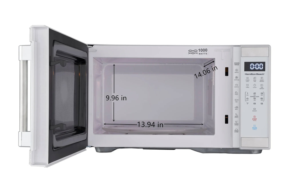 Hamilton Beach 1.1 Cu. Ft. Microwave Oven, Countertop, Black and Stainless Steel - image 14