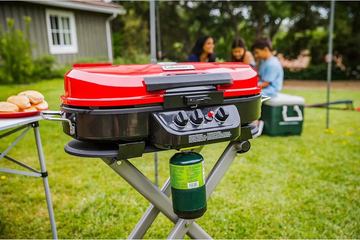 RoadTrip 285 Portable Stand-Up Propane Grill with 3 Adjustable Burners & Instastart Ignition, 20,000 BTUs of Power for Outdoor Cooking, Camping, Tailgating, Grilling, BBQs, & More - image 12