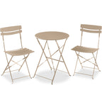 Best Choice Products 3-Piece Small Bistro Set, Folding Patio Furniture Set of 2 Chairs and Table - Black - image 164