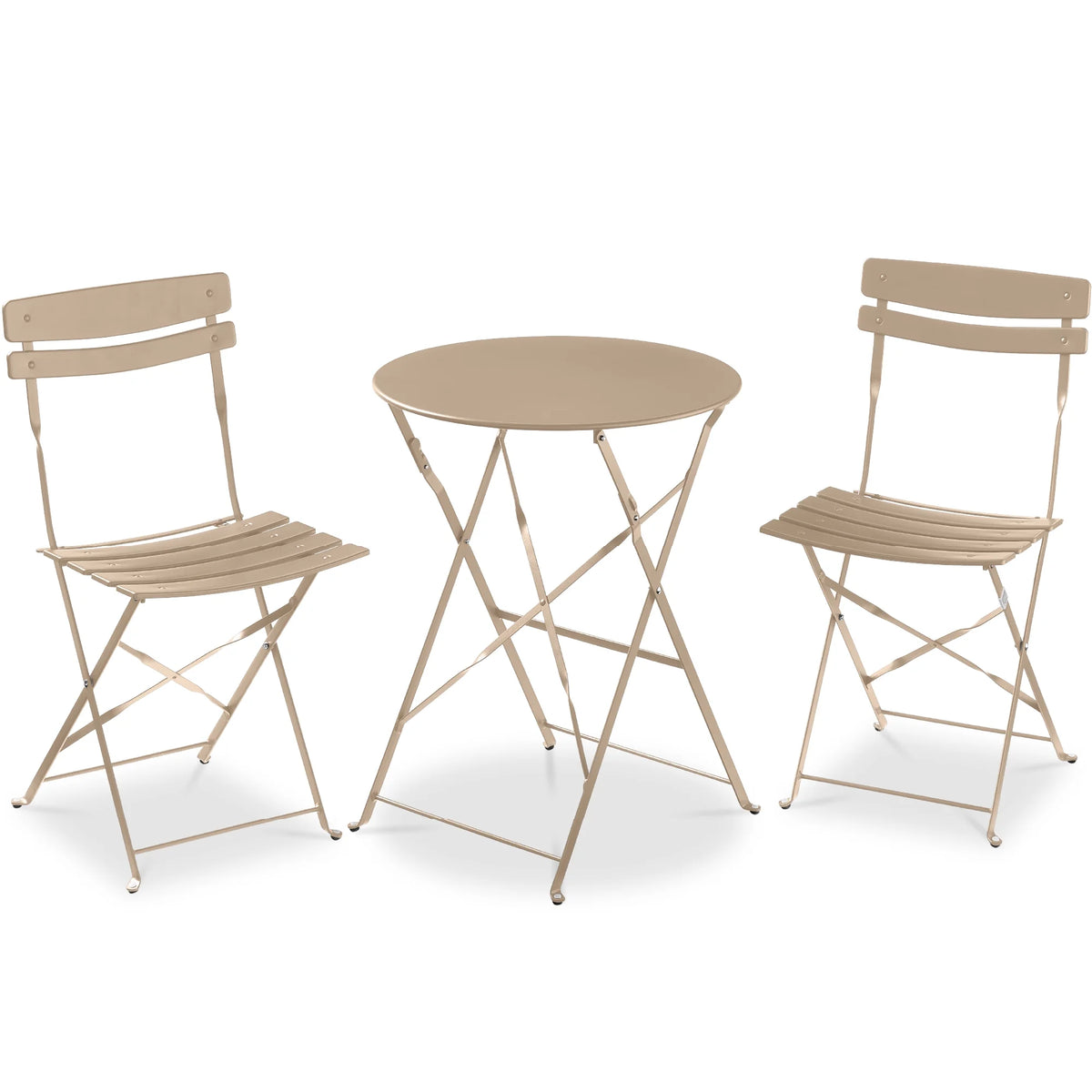 Best Choice Products 3-Piece Small Bistro Set, Folding Patio Furniture Set of 2 Chairs and Table - Black - image 164