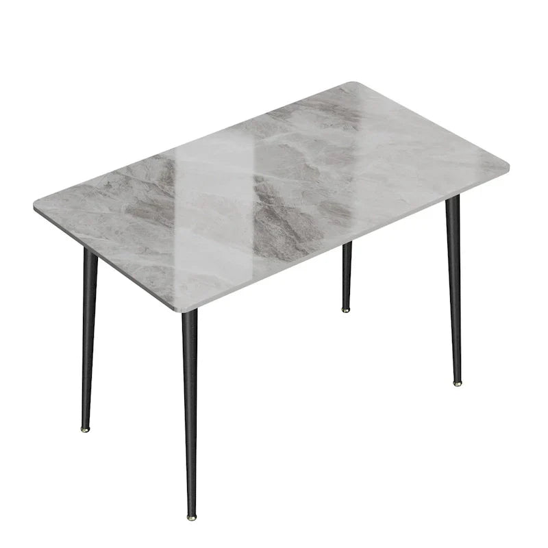 Contemporary Kitchen Table with Metal Frame and Sintered Stone Top - image 21